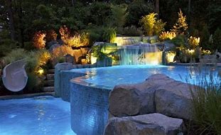 Image result for Natural Stone Solar Water Features