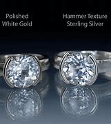 Image result for White Gold Next to Silver