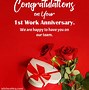 Image result for Employee Anniversary Congratulations Letter
