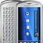 Image result for Silver Sony Flip Keyboard Phone