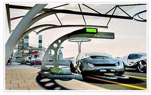 Image result for Futuristic Gas Station