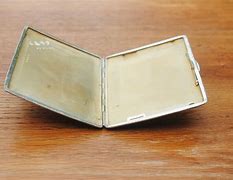 Image result for Silver Paisley Cigarette Case