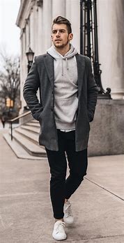 Image result for Sleeveless Hoodie Outfit Men
