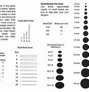 Image result for Bead Size Chart PDF