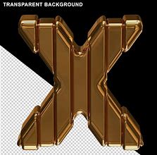 Image result for Large Golden Letter X