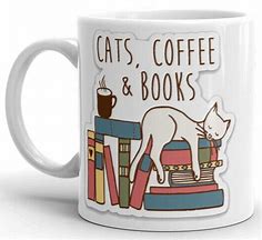 Image result for Coffee Book Cat