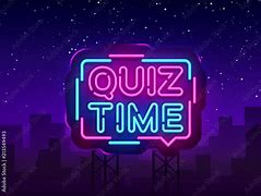 Image result for Quiz Time Neon