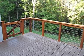 Image result for Wire Cable Deck Railing
