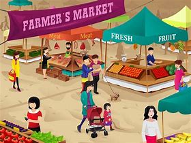 Image result for Farmers Market Illustration