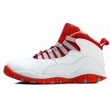 Image result for Jordan 10 White Red