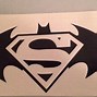 Image result for Batman vs Superman Logo Outline
