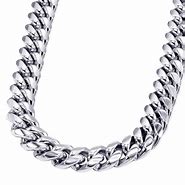 Image result for Stainless Steel Cuban Link Chain