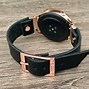 Image result for Samsung Rose Gold Watch and Leather Strap