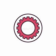 Image result for Circle Gear Red