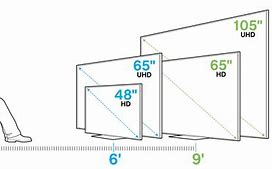 Image result for TCL 50 Inch Smart TV Size Chart
