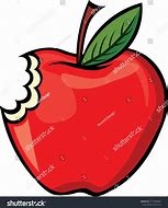 Image result for A Cartoon Picture of an Apple with a Bite Taken Out of It