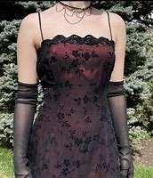 Image result for 90s Goth Prom Dress