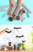 Image result for Homemade Decorations Halloween Bats