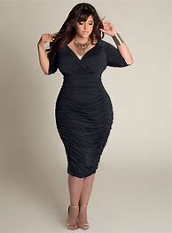 Image result for Plus Size Little Black Dress Party