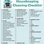 Image result for Housekeeping Houseman Checklist