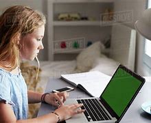 Image result for Girl with Laptop iPad