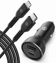 Image result for Apple Car Charger Puro Lighting MFI