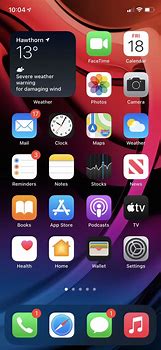 Image result for iOS 14 Default Home Screen Layout