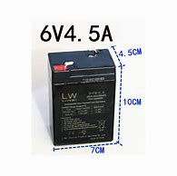 Image result for 6V 4.5Ah Battery