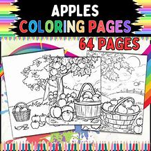 Image result for 5 Apples Coloring Pages