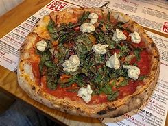 Image result for Mozzarella Vegetarian Pizza