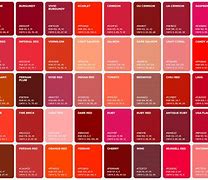 Image result for Red Shades Color Chart
