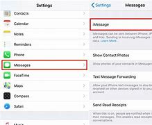 Image result for iMessage Settings