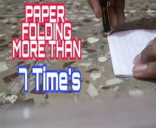 Image result for Paper Folded 7 Times