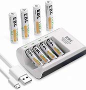 Image result for AAA Battery Rechargeable with Charger 700 Pesos