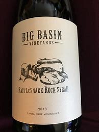 Image result for Big Basin Syrah Rattlesnake Rock