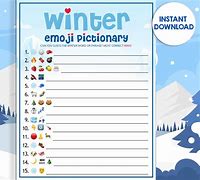 Image result for Winter Emoji Quiz