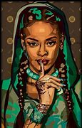 Image result for Drawing of Rihanna Easy
