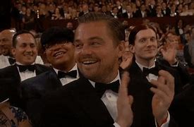 Image result for Leonardo DiCaprio Clapping