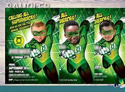 Image result for Green Lantern Birthday Card