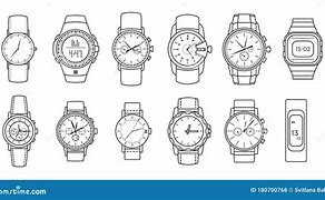 Image result for Watch Vector Outline