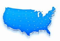 Image result for USA Map with State Names