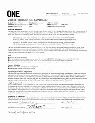 Image result for Sample Contract for Video Production