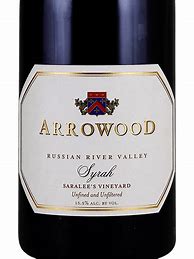 Image result for Arrowood Syrah Saralee's
