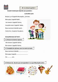 Image result for Francais Pour Les Enfants a Imprimer