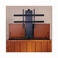 Image result for Black Wood Panel TV Lift