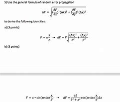 Image result for Random Error Equation