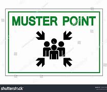 Image result for Muster Point Sign UK Vector