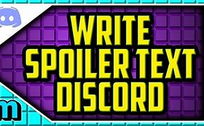 Image result for Spoiler Text