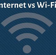 Image result for Wi-Fi vs Internet