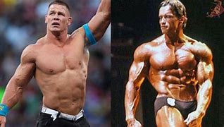 Image result for Arnold Schwarzenegger vs John Cena Together